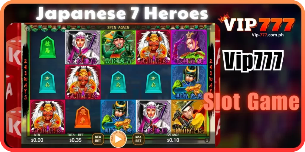 image game Japanese 7 Heroes vip777