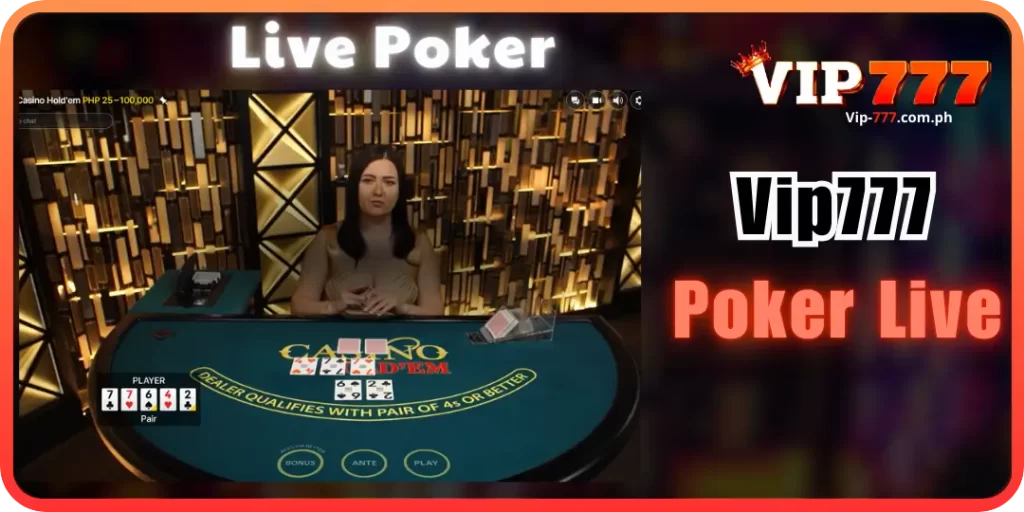 image game Live Poker by evolution