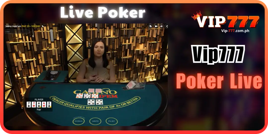 image game Live Poker by evolution